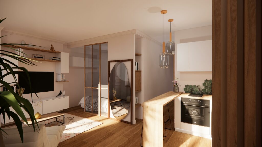 Projet Inkermann- Louise Garnier - Lyon 6 - Rénovation complète - architecture d'intérieur