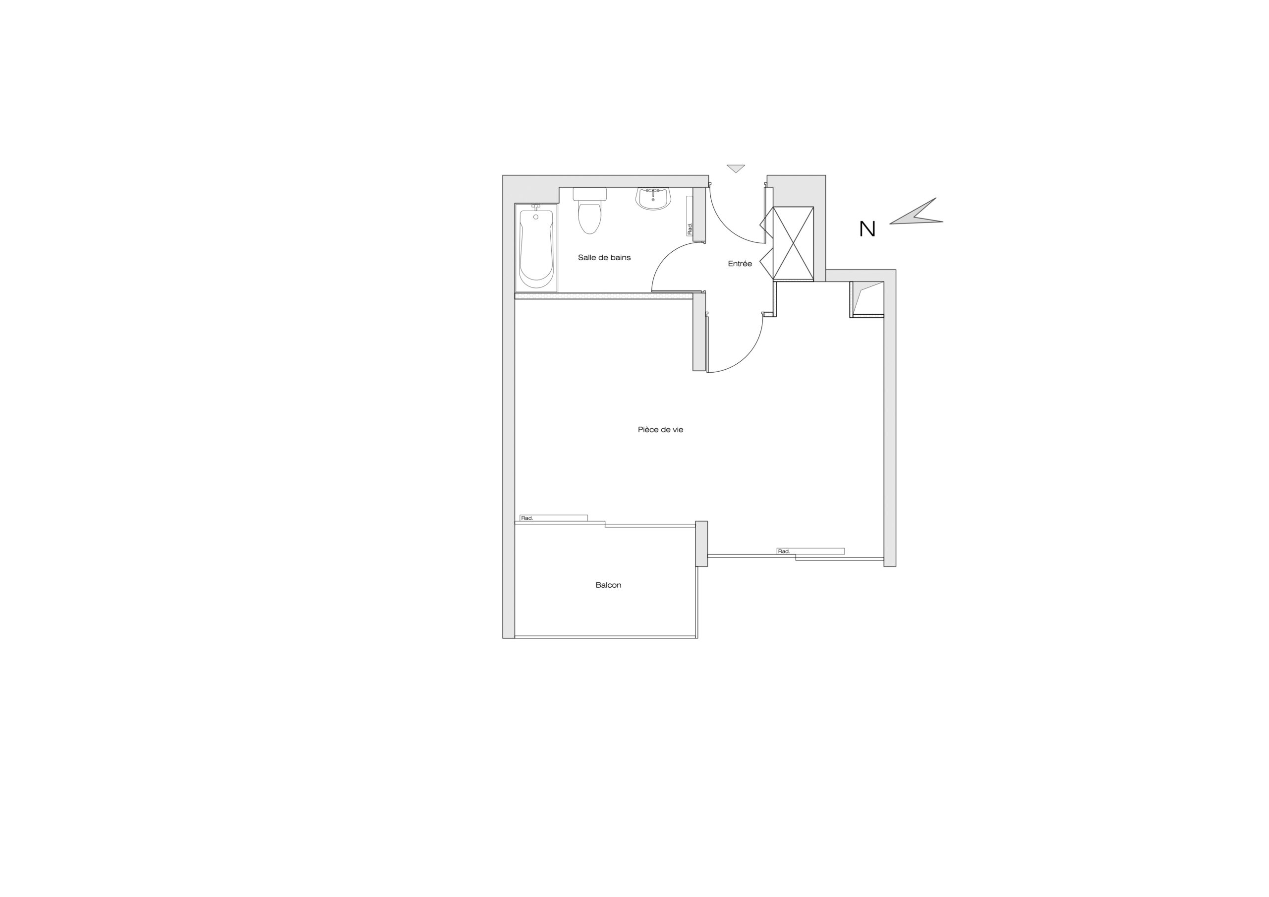 Projet Marelle - Louise Garnier - Lyon 5 - Rénovation - architecture d'intérieur