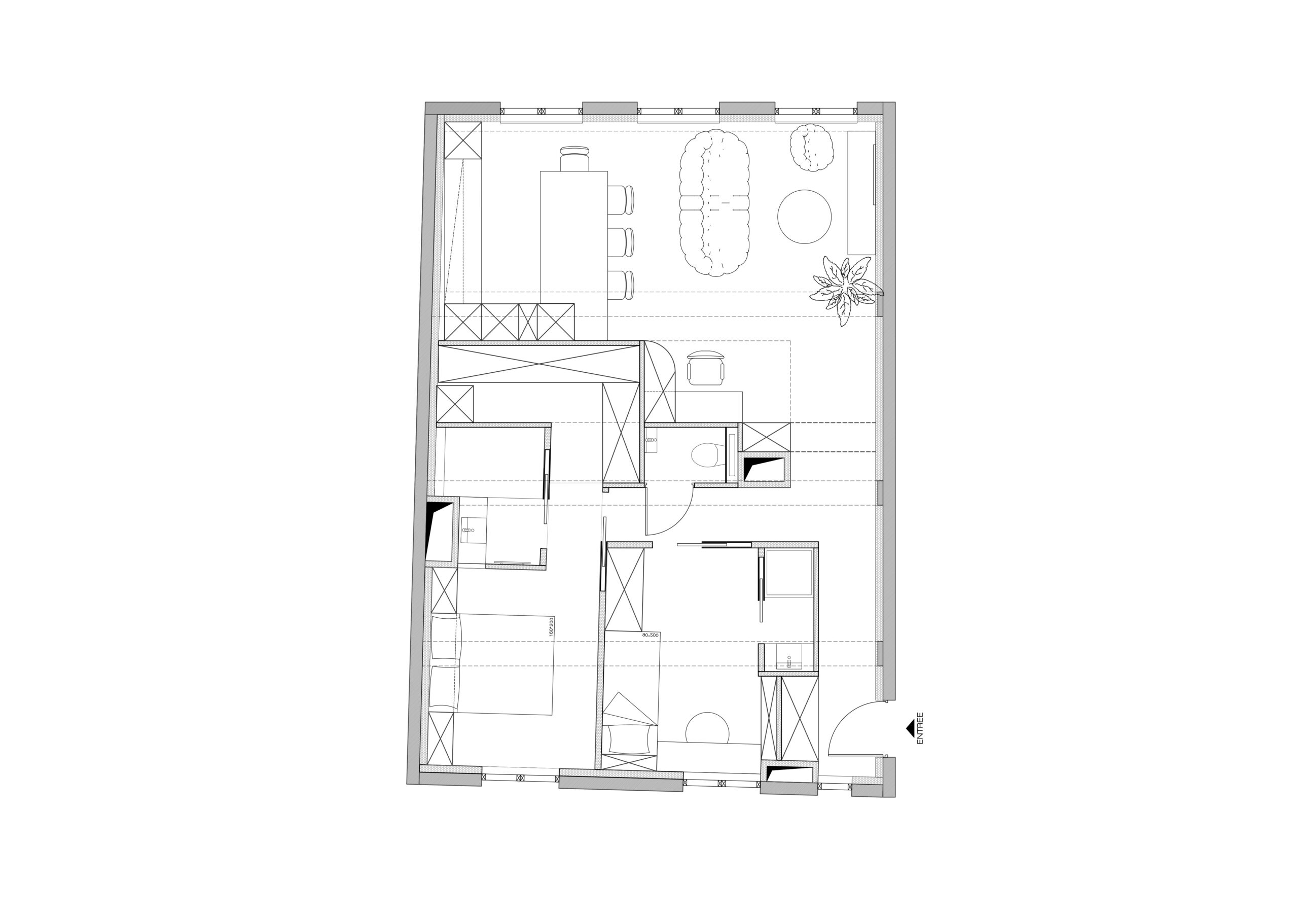 Projet Monkey- Louise Garnier - Caluire - Rénovation - architecture d'intérieur